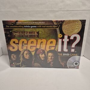 Disney Pirates Of The Caribbean Scene IT  DVD Board Game New Factory Sealed
